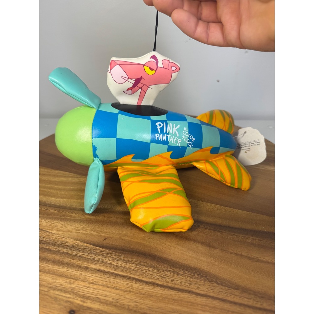Good‎ Stuff Pink Panther Airplane Plush Toy Hanging Decor Colorful
